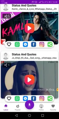 WhatsApp Status Videos Share & Download android App screenshot 3