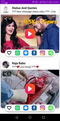 WhatsApp Status Videos Share & Download android App screenshot 4